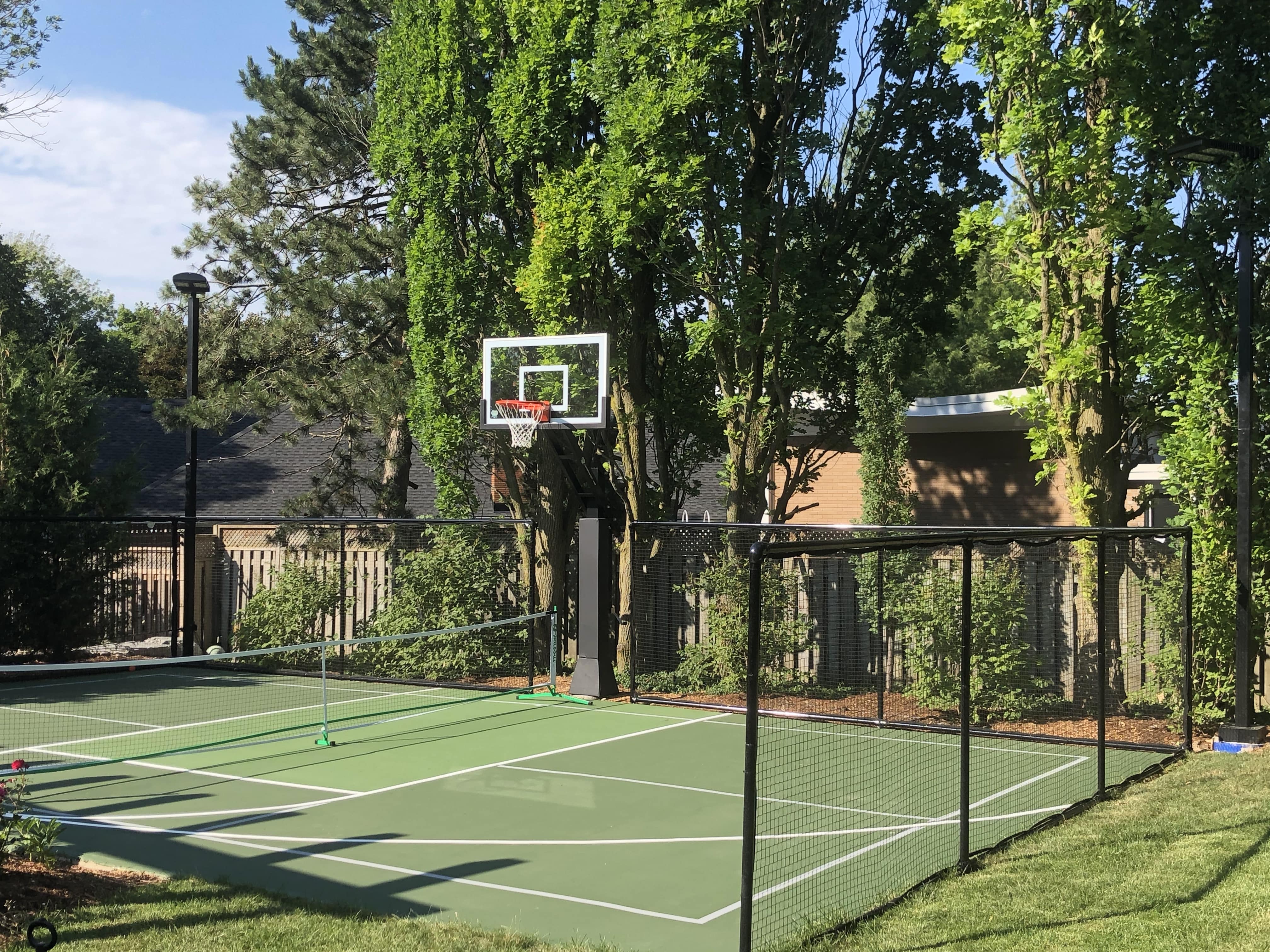 Residential Basketball Court Fencing services in Dallas, TX and surrounding areas