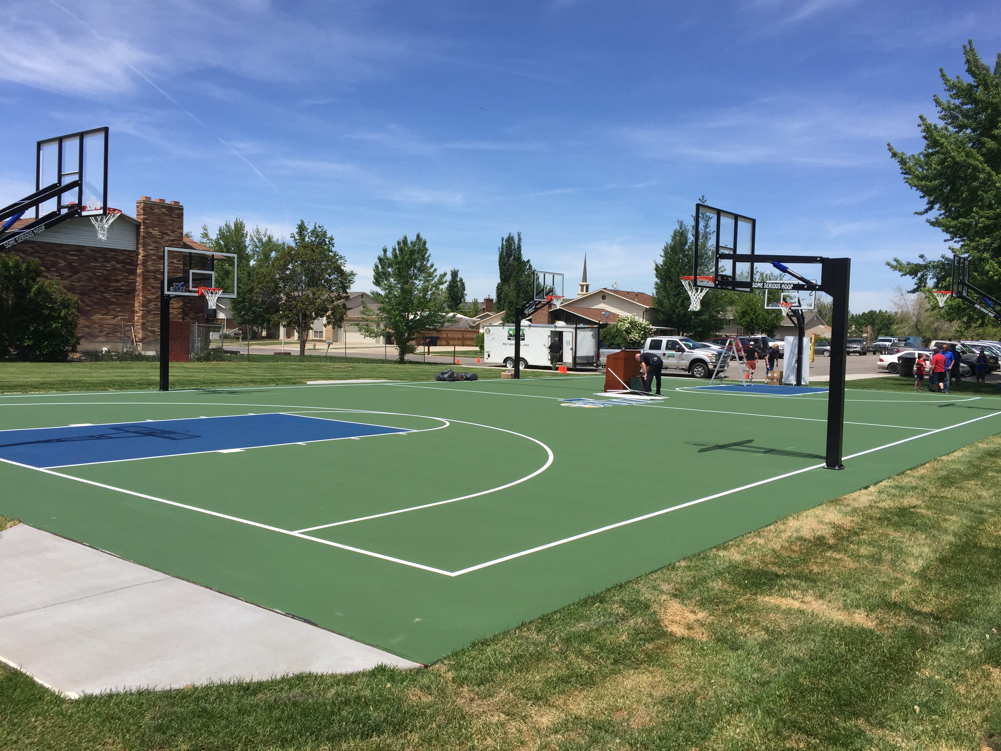 Residential Basketball Court Repair services in Dallas, TX and surrounding areas